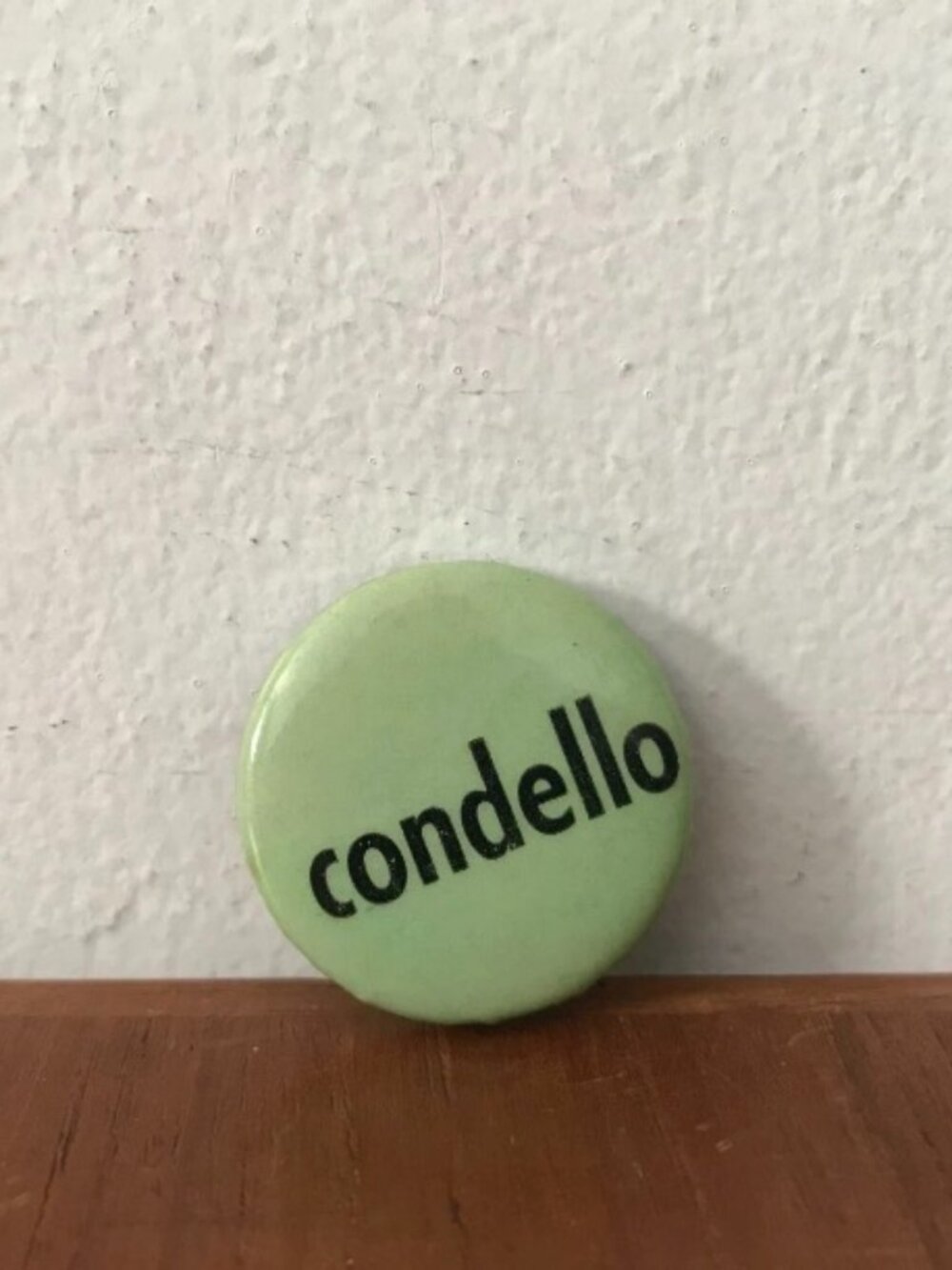 1960's Mike Condello Bill Spooner Commodore CONDELLO Band Pinback Button Pin